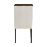 Clara Brown/Beige Round Dining Room Set by Homelegance at Eve Furniture