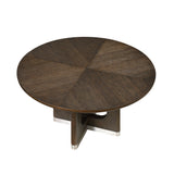 Clara Brown/Beige Round Dining Room Set by Homelegance at Eve Furniture