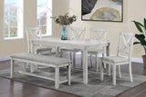 Clara Drift Wood Dining Bench by Crown Mark at Eve Furniture