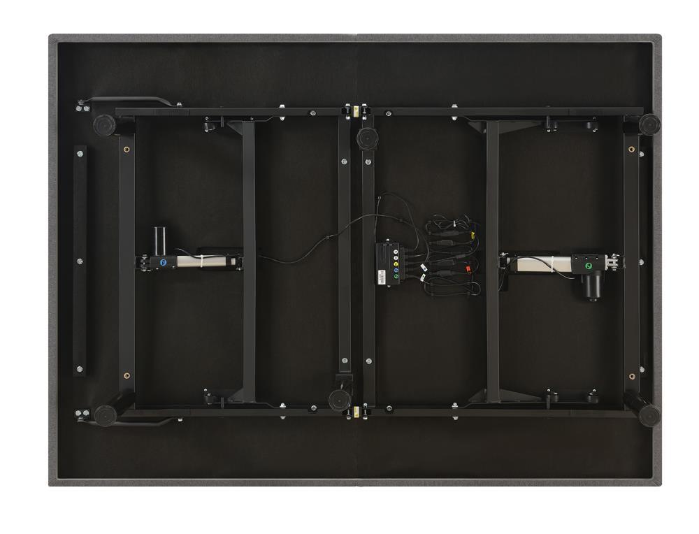 Clara Gray/Black Full Adjustable Bed Base by Coaster at Eve Furniture