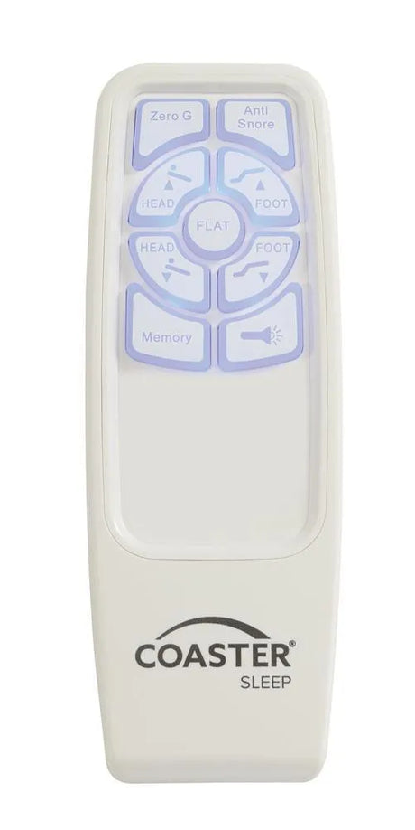 Clara Gray/Black Queen Adjustable Bed Base by Coaster at Eve Furniture