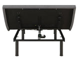Clara Gray/Black Queen Adjustable Bed Base by Coaster at Eve Furniture