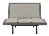 Clara Gray/Black Queen Adjustable Bed Base by Coaster at Eve Furniture