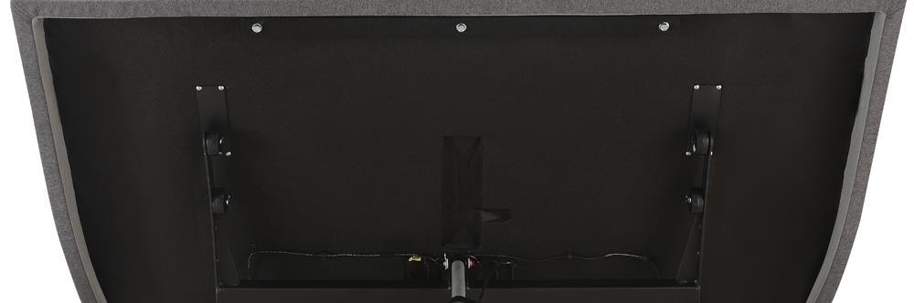 Clara Gray/Black Twin XL Adjustable Bed Base by Coaster at Eve Furniture