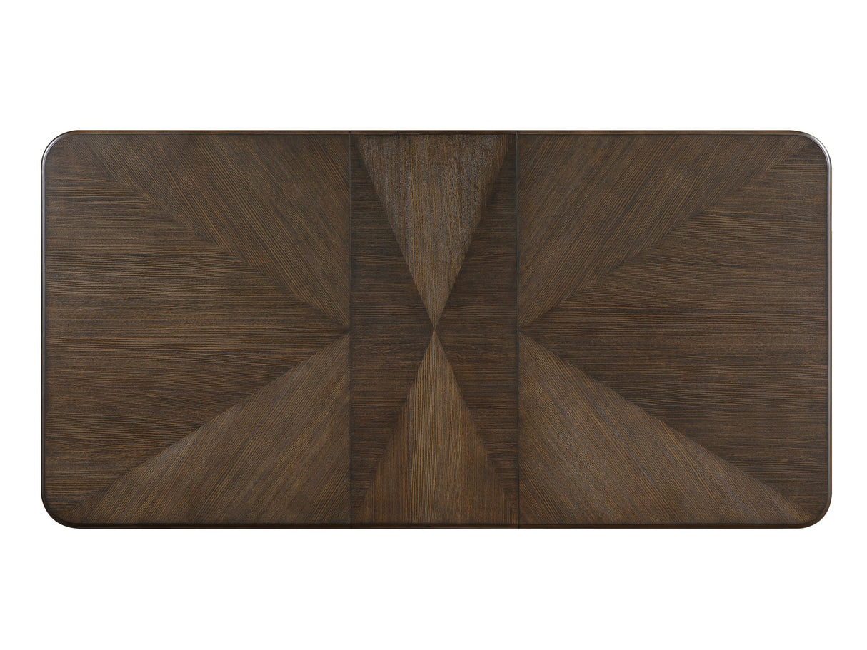 Clara Brown and Beige Extendable Dining Room Set by Homelegance at Eve Furniture