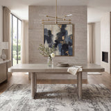 Clara Light Gray 5-Piece Expandable Dining Set by Homelegance at Eve Furniture