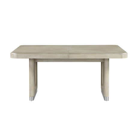 Clara Light Gray 5-Piece Expandable Dining Set by Homelegance at Eve Furniture