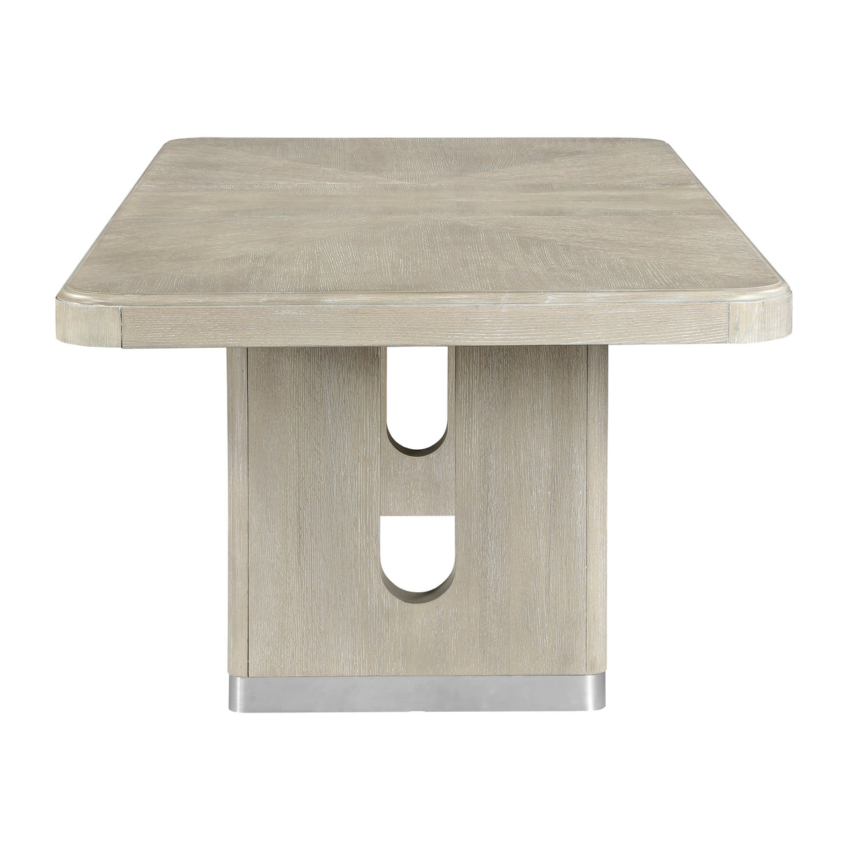 Clara Light Gray 7-Piece Expandable Dining Set by Homelegance at Eve Furniture