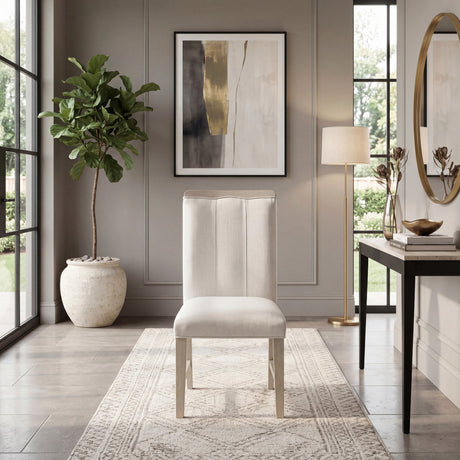 Clara Light Gray Dining Side Chair, Set of 2 by Homelegance at Eve Furniture