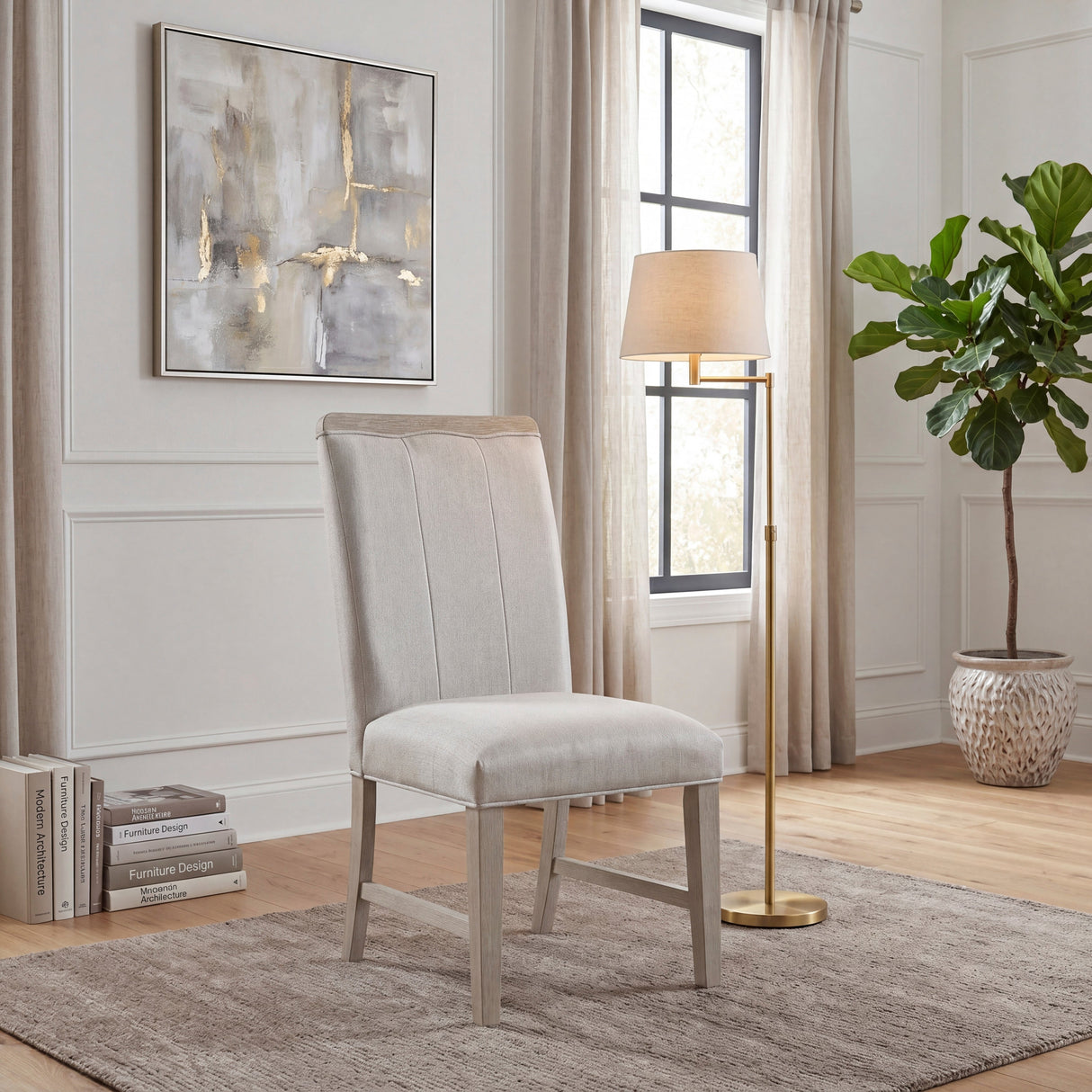 Clara Light Gray Dining Side Chair, Set of 2 by Homelegance at Eve Furniture