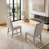 Clara Light Gray Dining Side Chair, Set of 2 by Homelegance at Eve Furniture