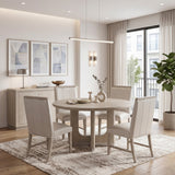 Clara Light Gray Dining Side Chair, Set of 2 by Homelegance at Eve Furniture