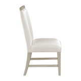 Clara Light Gray Dining Side Chair, Set of 2 by Homelegance at Eve Furniture