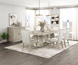 Clara Light Gray Dining Side Chair, Set of 2 by Homelegance at Eve Furniture