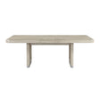 Clara Light Gray Expandable Dining Table by Homelegance at Eve Furniture