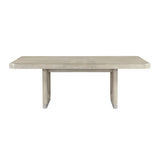 Clara Light Gray Expandable Dining Table by Homelegance at Eve Furniture