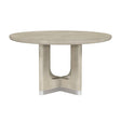 Clara Light Gray Round Dining Table by Homelegance at Eve Furniture