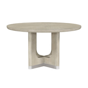Clara Light Gray Round Dining Table by Homelegance at Eve Furniture