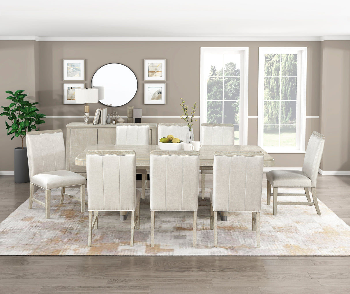 Clara Light Gray Server by Homelegance at Eve Furniture