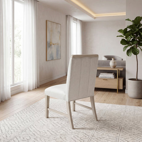 Clara Light Gray/Beige Expandable Dining Room Set by Homelegance at Eve Furniture