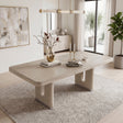 Clara Light Gray/Beige Expandable Dining Room Set by Homelegance at Eve Furniture