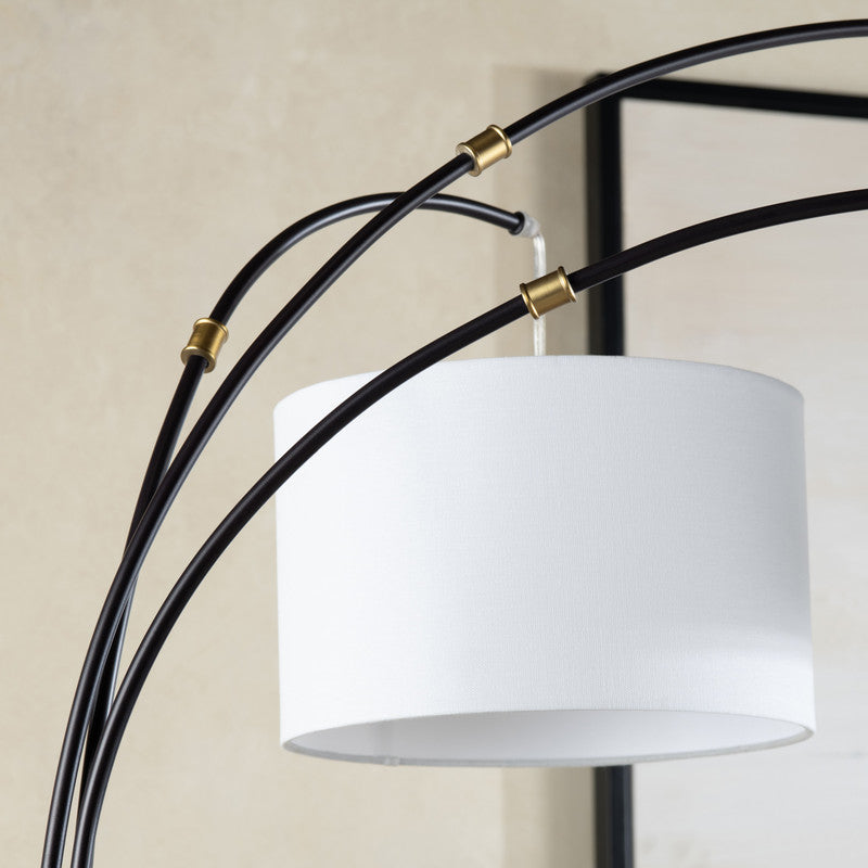 Claremont Black Floor Lamp by Crestview at Eve Furniture