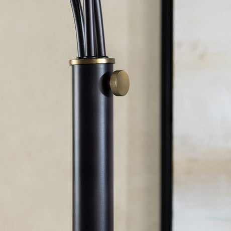 Claremont Black Floor Lamp by Crestview at Eve Furniture