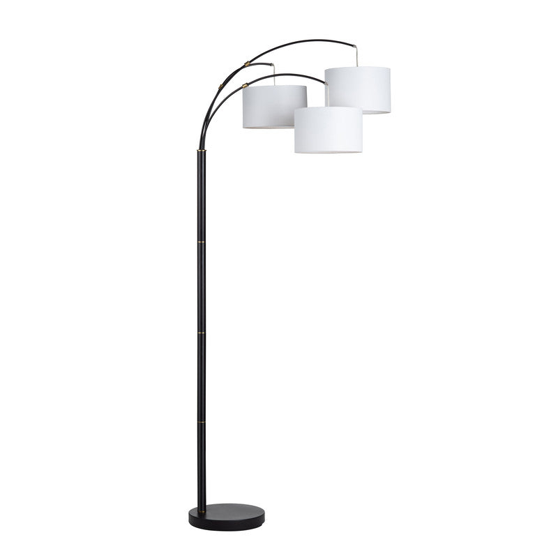 Claremont Black Floor Lamp by Crestview at Eve Furniture