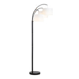 Claremont Black Floor Lamp by Crestview at Eve Furniture