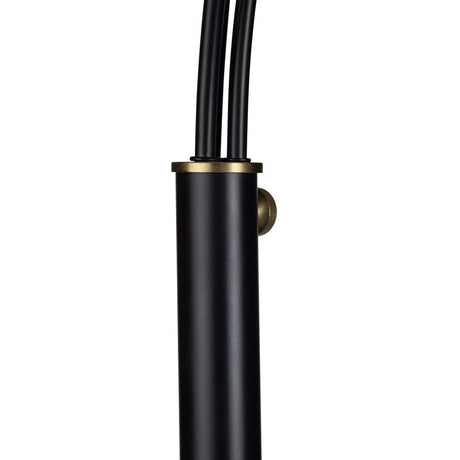 Claremont Black Floor Lamp by Crestview at Eve Furniture