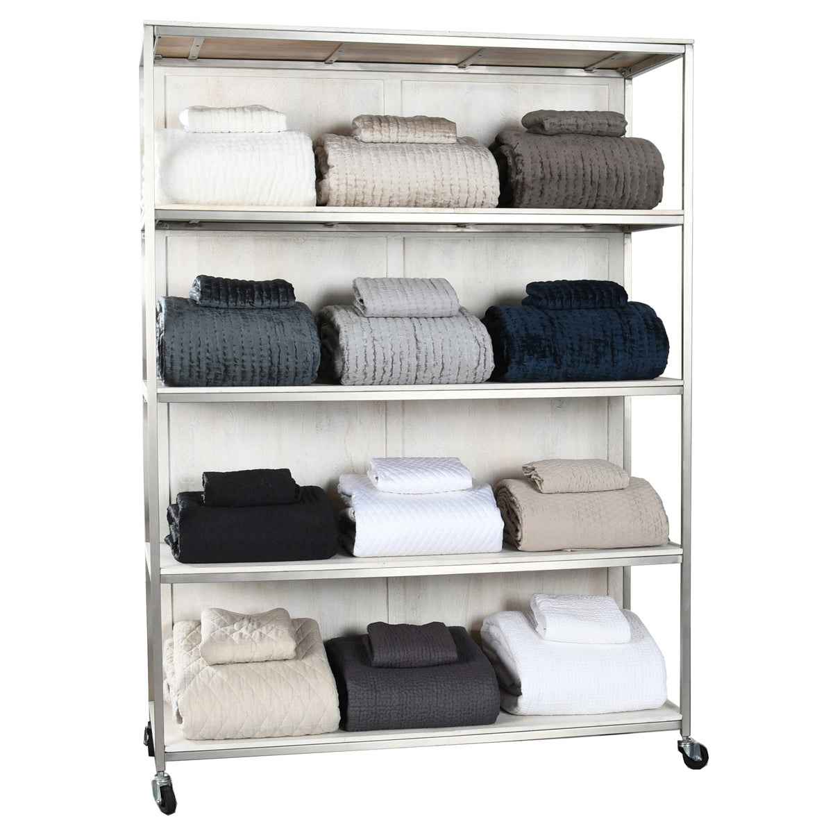 Claremont Gray Rack Silver Rack by Classic Home at Eve Furniture