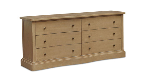 Clarence 6 Drawer Dresser Natural by Moe's Home at Eve Furniture