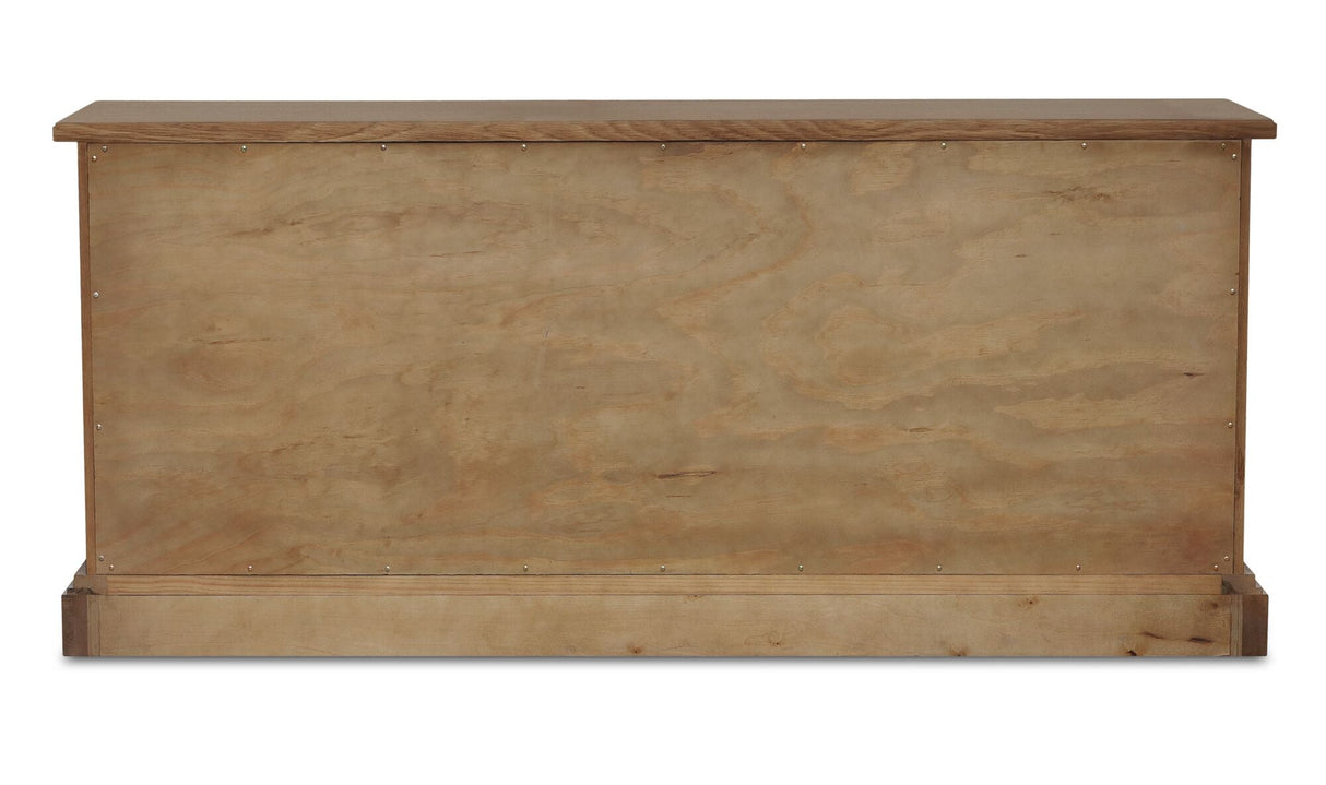 Clarence 6 Drawer Dresser Natural by Moe's Home at Eve Furniture