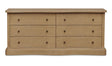 Clarence 6 Drawer Dresser Natural by Moe's Home at Eve Furniture