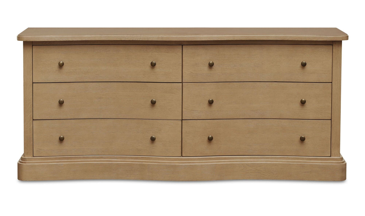 Clarence 6 Drawer Dresser Natural by Moe's Home at Eve Furniture