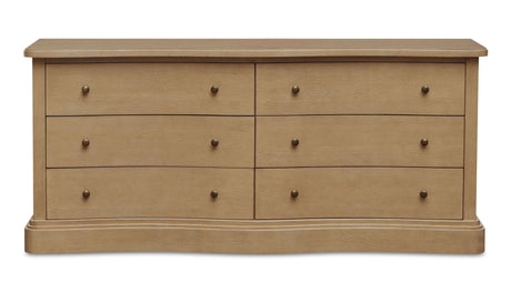 Clarence 6 Drawer Dresser Natural by Moe's Home at Eve Furniture
