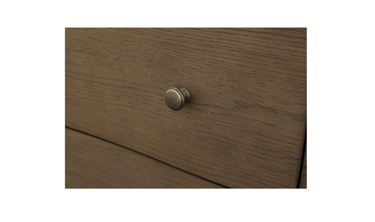 Clarence 6 Drawer Dresser Warm Brown by Moe's Home at Eve Furniture