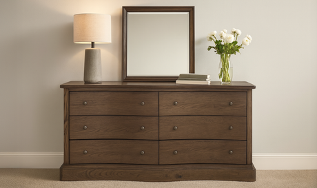 Clarence 6 Drawer Dresser Warm Brown by Moe's Home at Eve Furniture