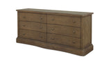 Clarence 6 Drawer Dresser Warm Brown by Moe's Home at Eve Furniture