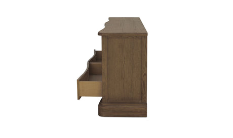 Clarence 6 Drawer Dresser Warm Brown by Moe's Home at Eve Furniture
