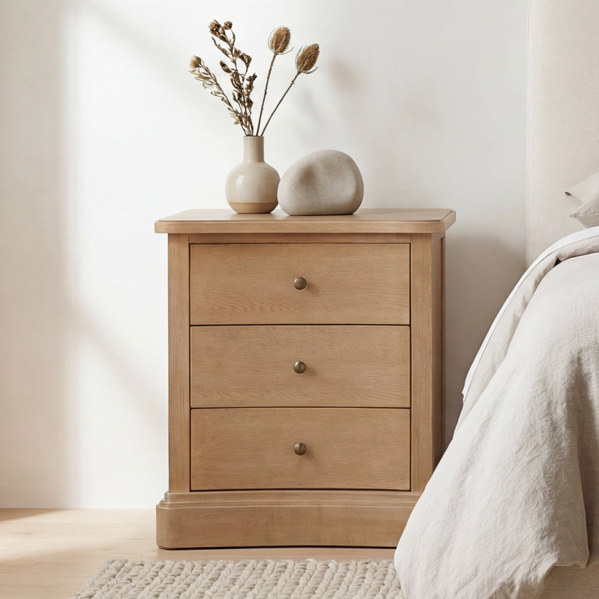 Clarence Natural Nightstand by Moe's Home at Eve Furniture