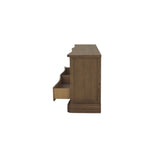 Clarence Warm Brown 6 Drawer Dresser by Moe's Home at Eve Furniture