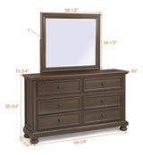 Claribelle Brown Storage Sleigh Bedroom Set by Crown Mark at Eve Furniture