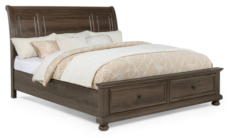 Claribelle Brown Storage Sleigh Bedroom Set by Crown Mark at Eve Furniture