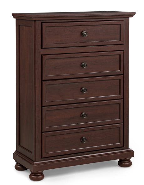 Claribelle Dark Cherry Chest by Crown Mark at Eve Furniture
