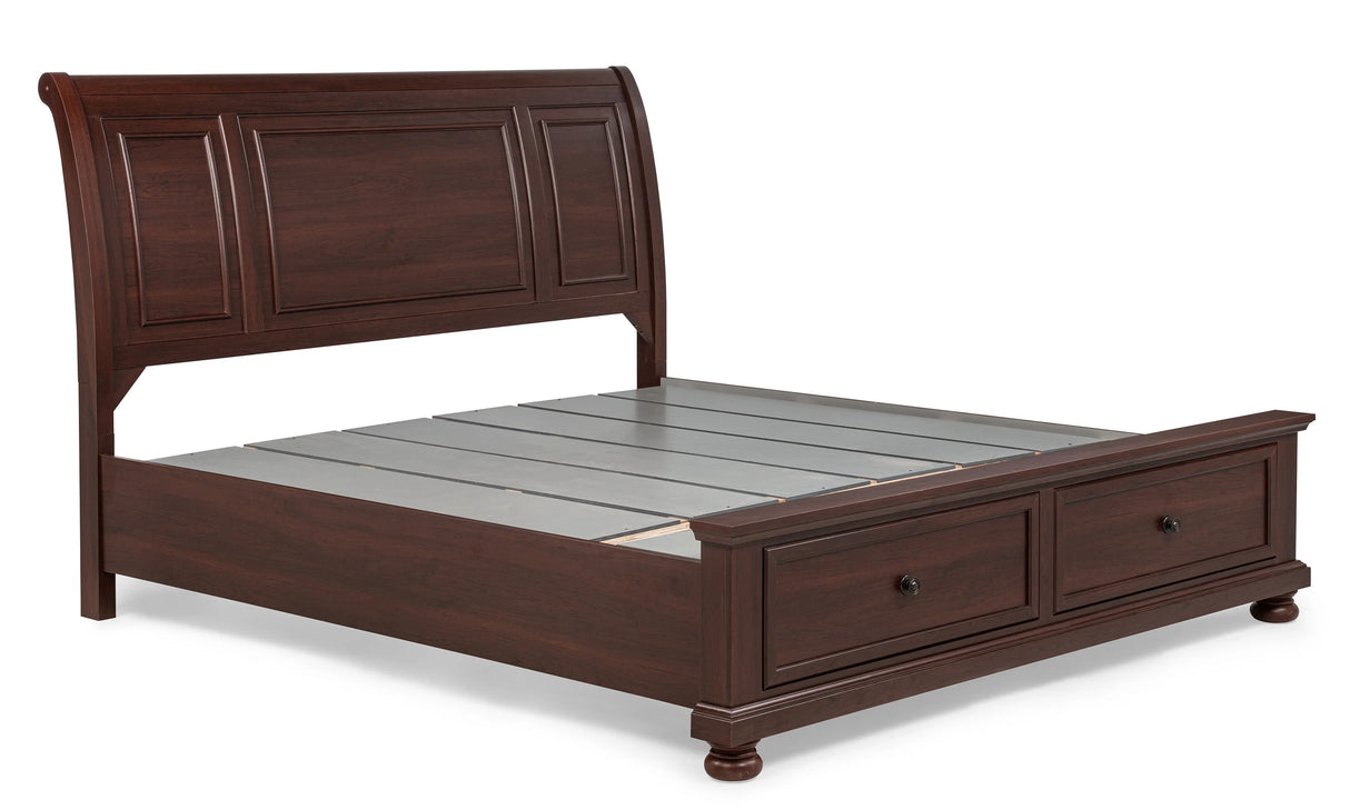 Claribelle Dark Cherry Storage Bedroom Set by Crown Mark at Eve Furniture