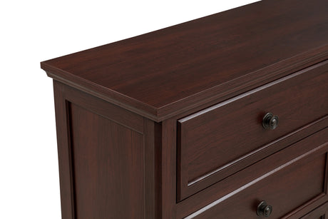 Claribelle Dark Cherry Nightstand by Crown Mark at Eve Furniture