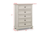 Claribelle White Chest by Crown Mark at Eve Furniture