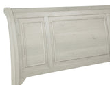 Claribelle White King Storage Sleigh Bed by Crown Mark at Eve Furniture