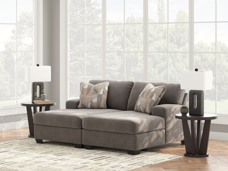 Clarington Greystone 2-Piece Super Chaise by Ashley at Eve Furniture